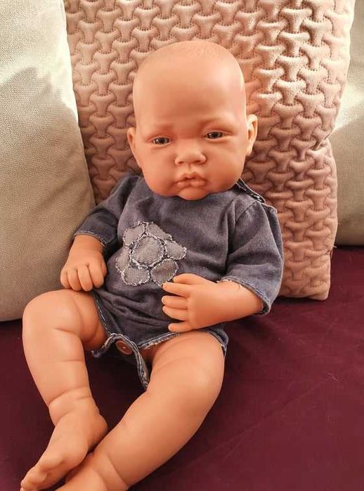 Ubranko dla lalki/bobasa baby born 40-44cm body niebieskie