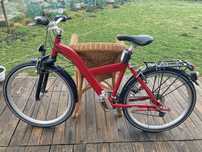 Rower damka BMW czerwony