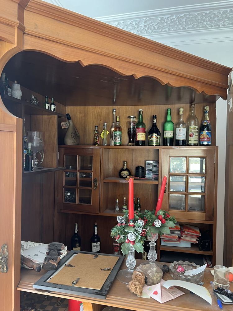 Bar de canto de cerejeira - Excelente estado!