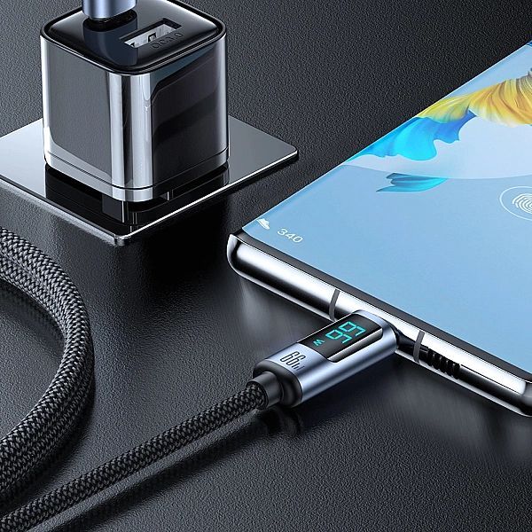 Kabel Usb C - Usb A 66w 1.2m z wyświetlaczem Led Joyroom S-ac066a16 -