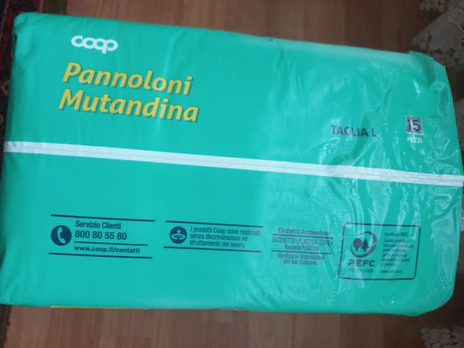 Нові Підгузки для дорослих Coop Pannoloni Mutandi L