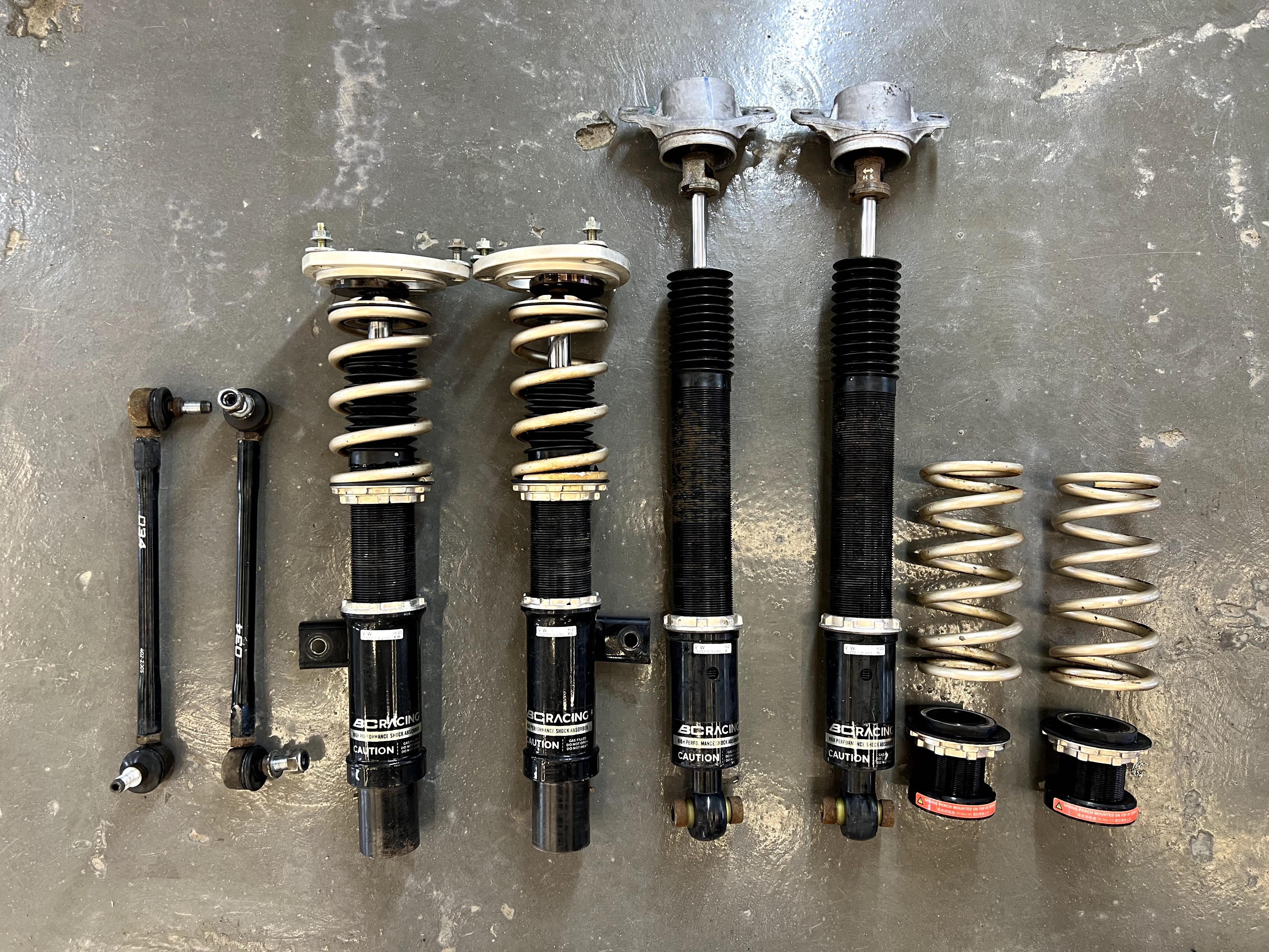 Bc racing coilovers vw golf 7 mk7 койловери