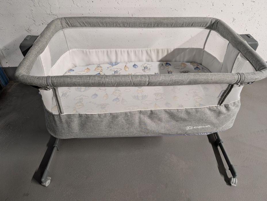 Dostawka łóżeczko Kinderkraft Neste Up + materac Rucken