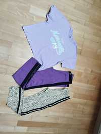 Paka 158, legginsy coccodrillo 158+t-shirt Sinsay 158+legginsy 158/164