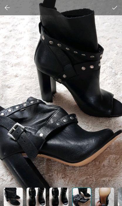 Botki skórzane na wąskie stopę