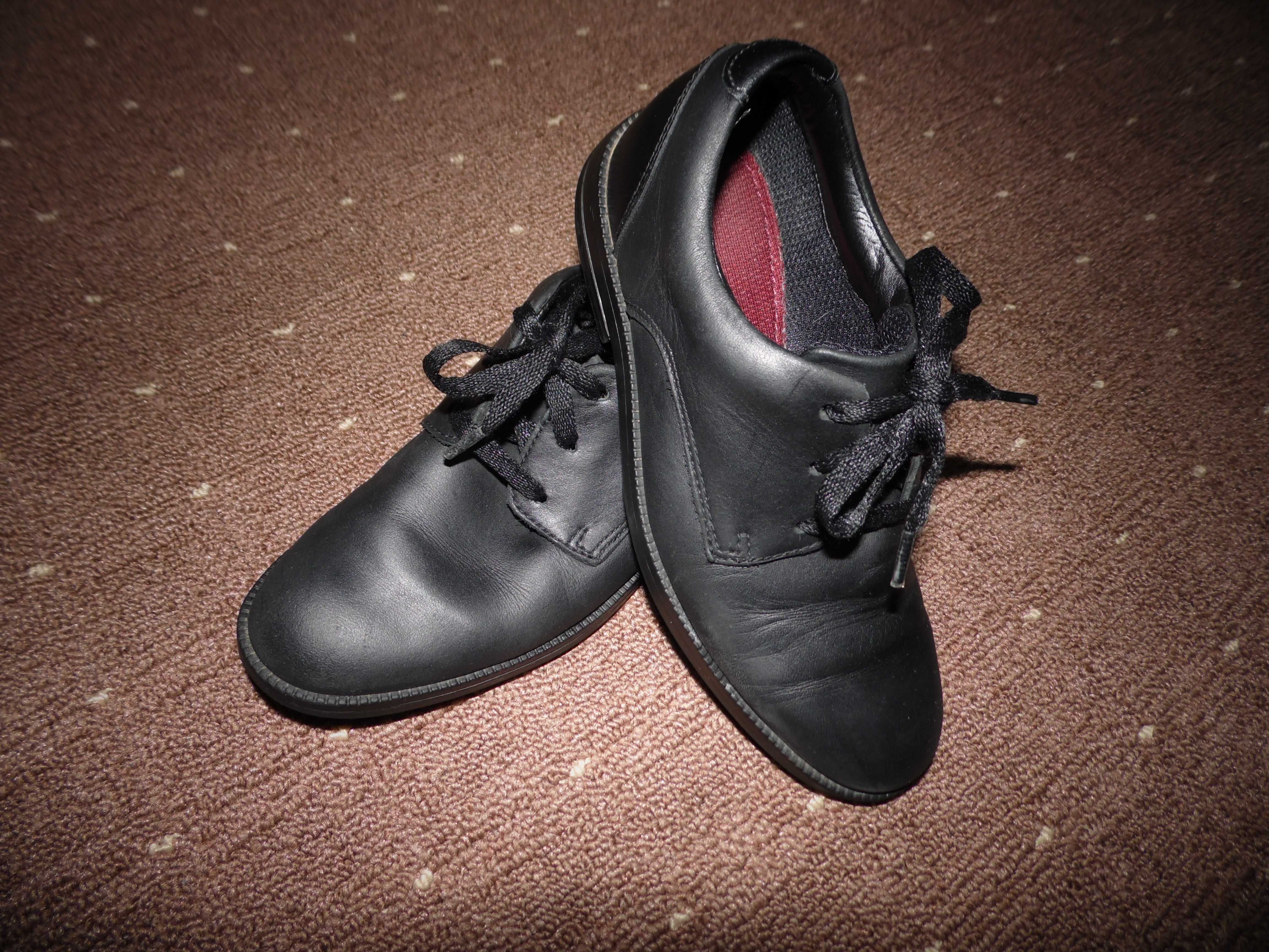 Кожаные туфли Clarks размер 32 стелька 20-20.5 см