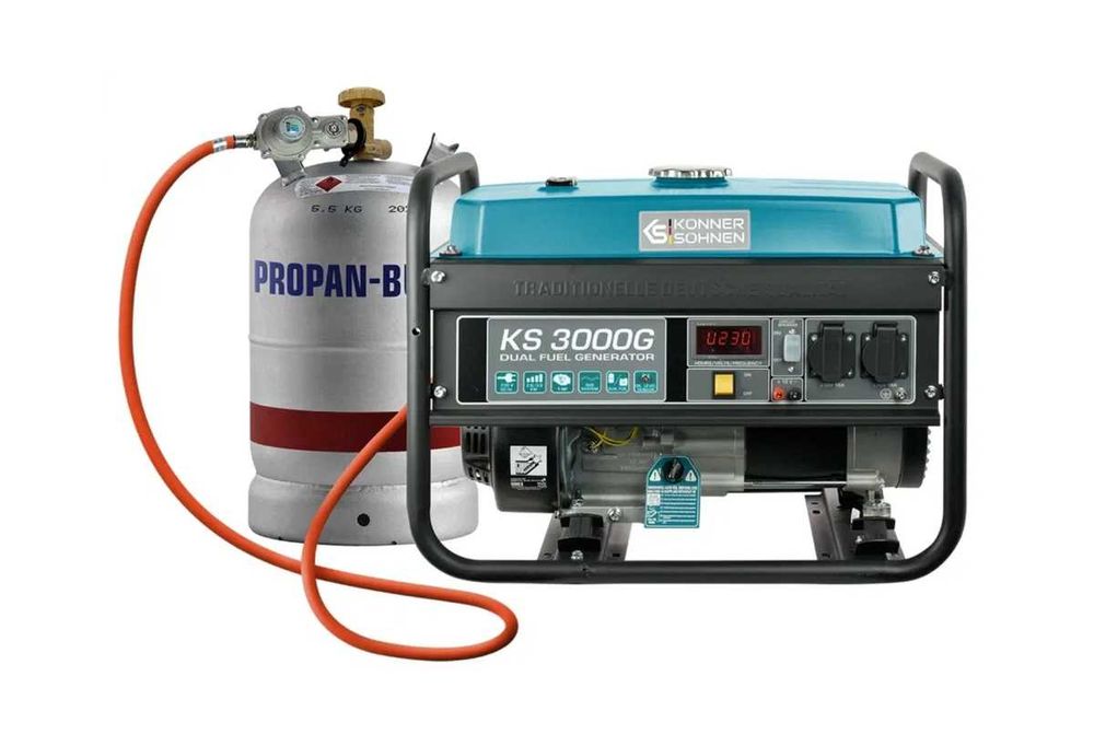 Генератор газобензиновий 3кBт, «Könner&Söhnen» KS 3000G
