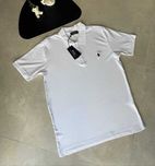 Футболки Polo Ralph Lauren черная белая (с,м,л,хл,ххл)