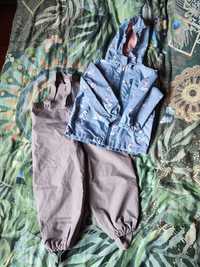 Zestaw przeciwdeszczowy, spodnie i kurtka 98-104