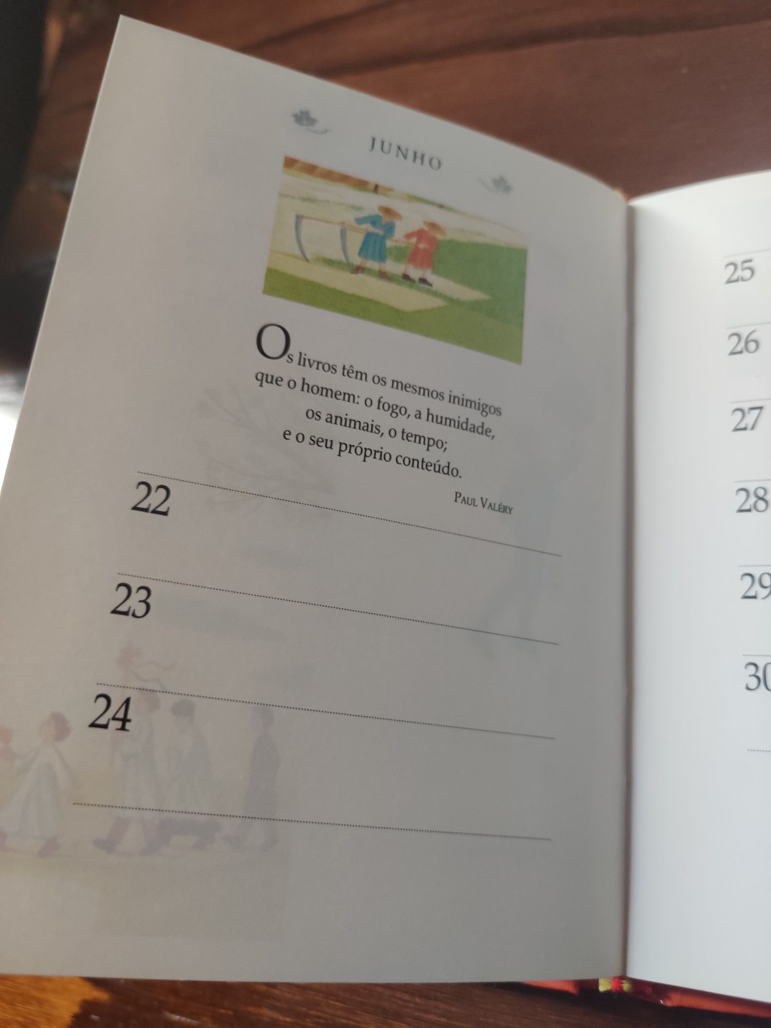 Agenda/Livro "Lembrar o Tempo"  (Texto Editora)