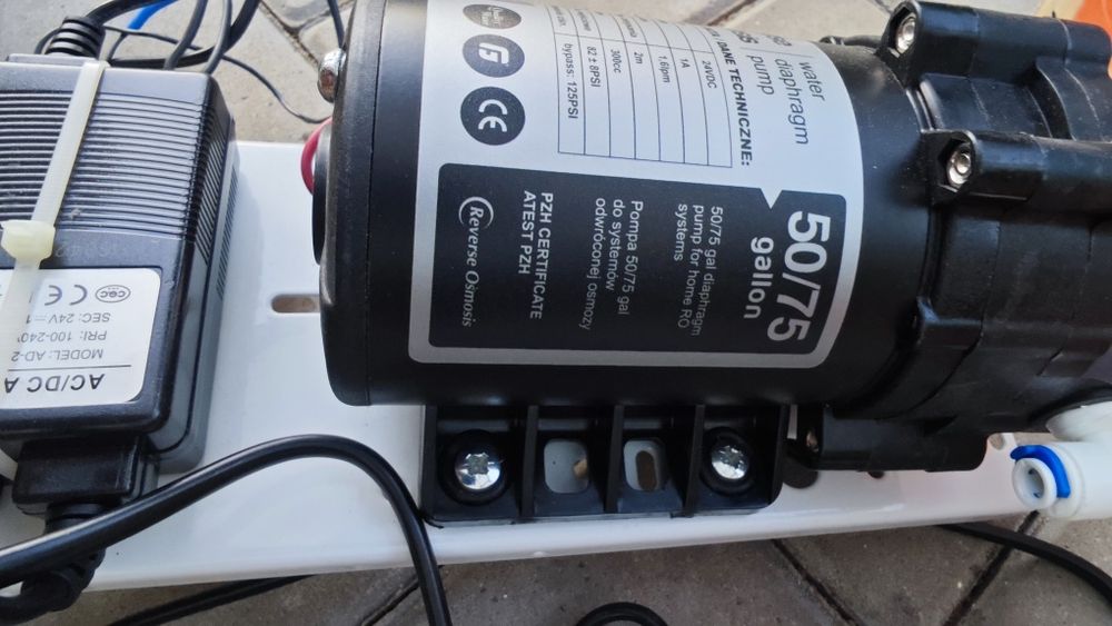 Pompa membranowa do systemów odwróconej osmozy RO