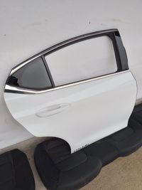 Lexus ES Лексус Двері задні праві білого кольору 19-23 року