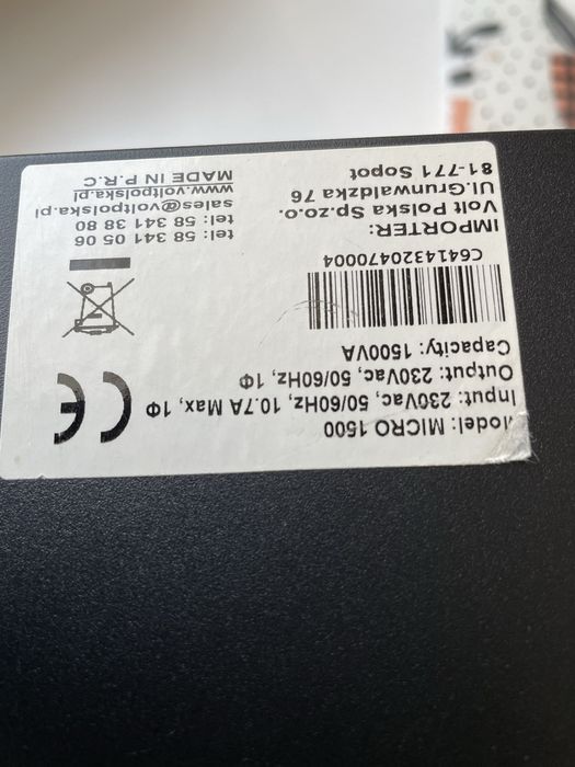 Zasilacz awaryjny UPS