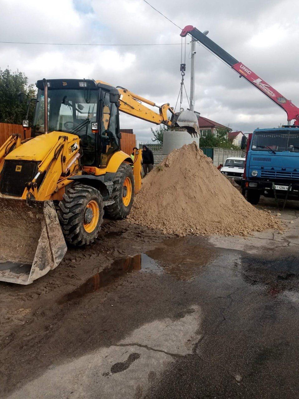Будівництво каналізації під ключ | Септики | Бетонні Кільця | Монтаж