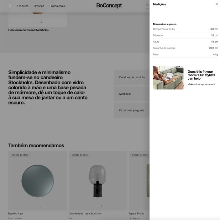 BoConcept Pendente Stockholm 2x