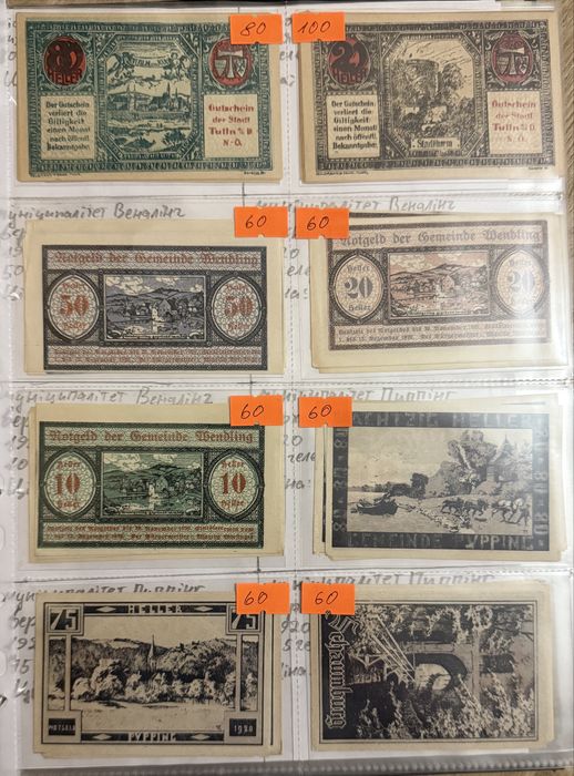 Банкноти 1920 Австрія Нотгельди