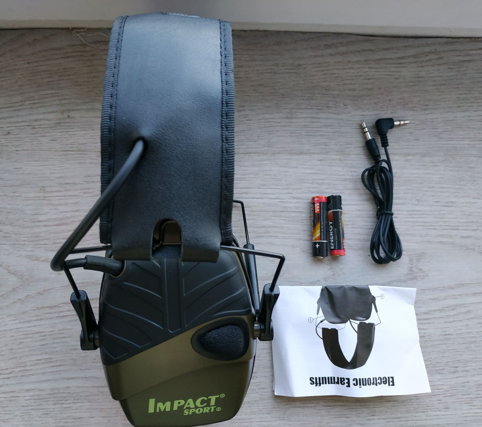 Навушники Howard Leight Impact sport Імпакт + батарейки (Подарунок)