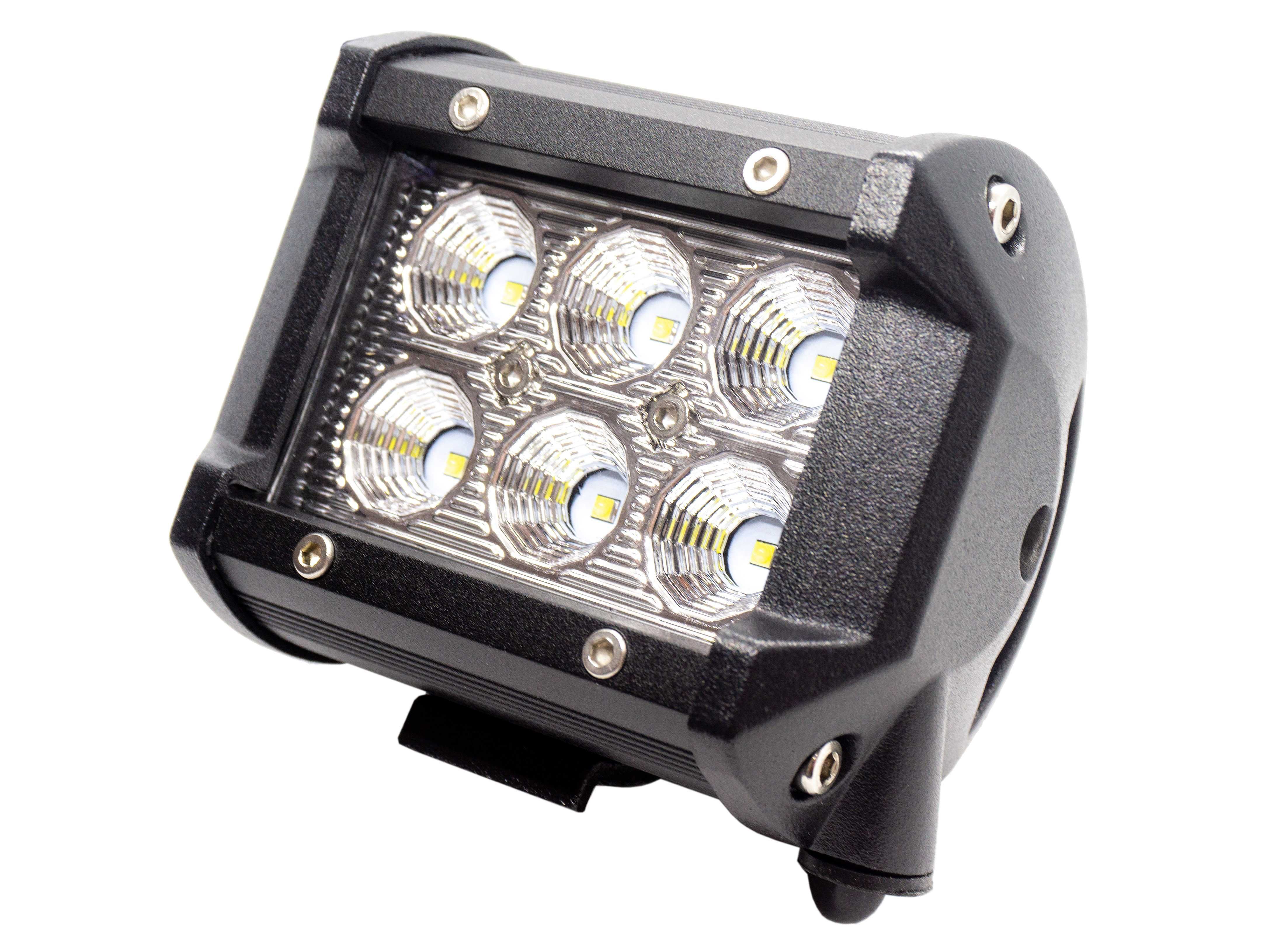 Lampa robocza 6 LED 18W 12 - 24 V Halogen Szperacz diodowa OFF ROAD