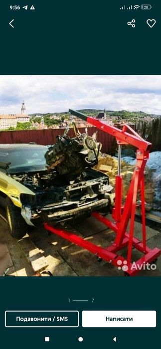 Кран підкатний Intertool гідравлічни Оренда Продаж Журавель Гусак Знім