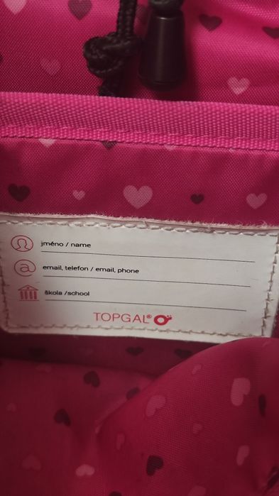 Topgal lekki tornister 1 klasa