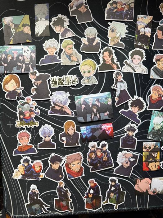 65 ШТУК Стікери Магічна Битва Наліпки Стикеры Аниме Магическая битва