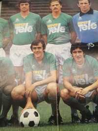 Poster da ONZE 1978/79 -  PLATINI, ROCHETEAU, JOHNNY REP (holandês)