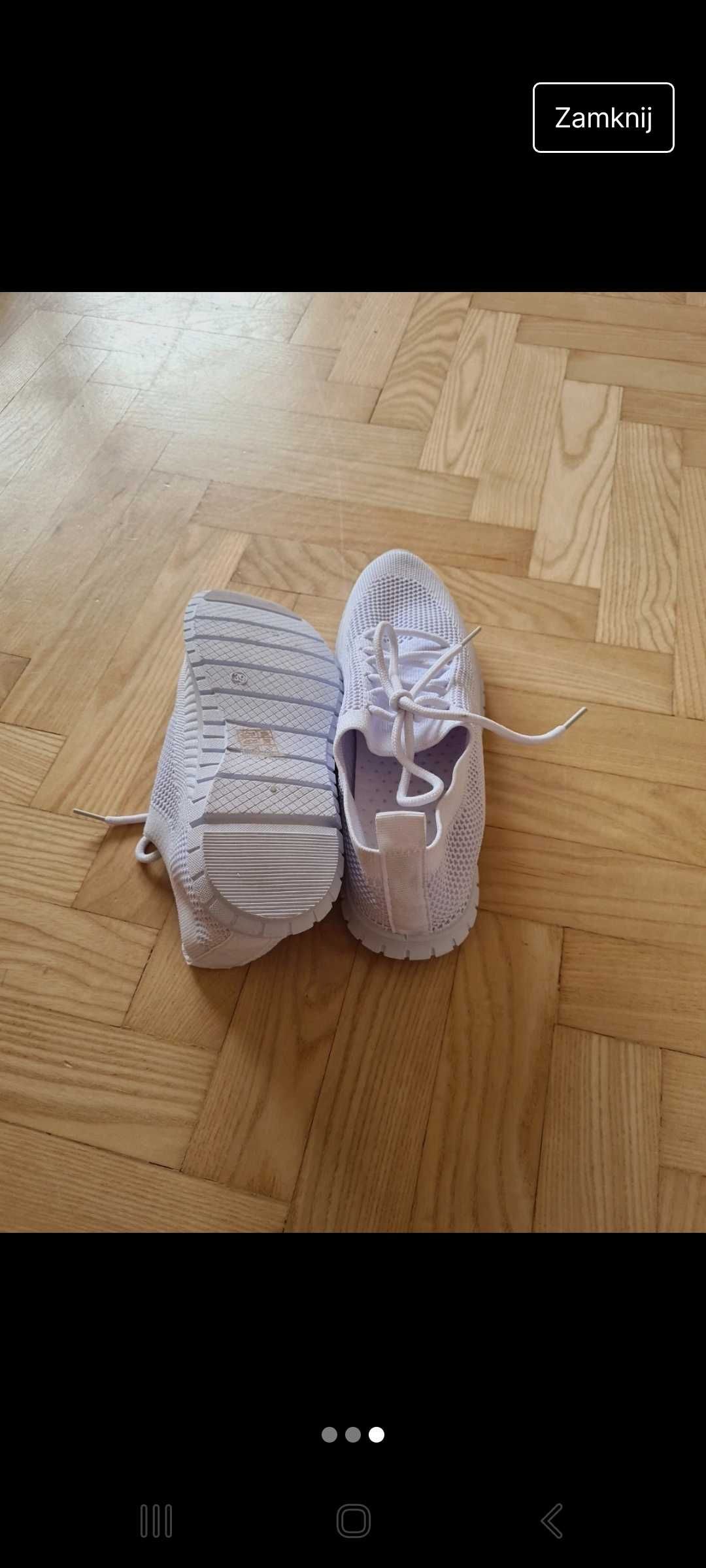 Białe adidasy rozmiar 38