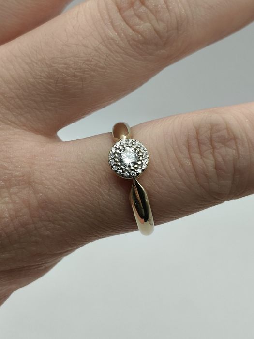 Złoty Pierścionek R.17 Pr.585 Nowy Zapraszamy