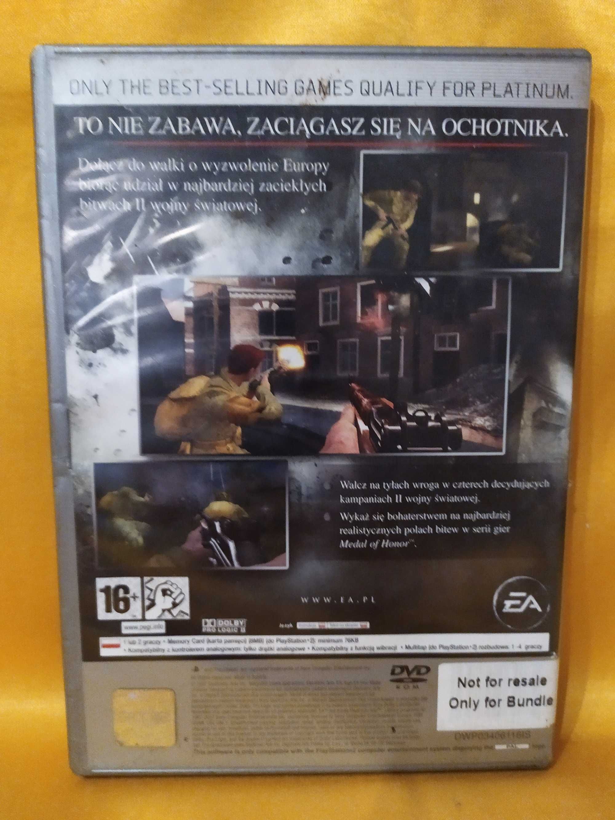 [Polskie wydanie] Gra Medal of Honor Vanguard MoH V PS2 PlayStation 2