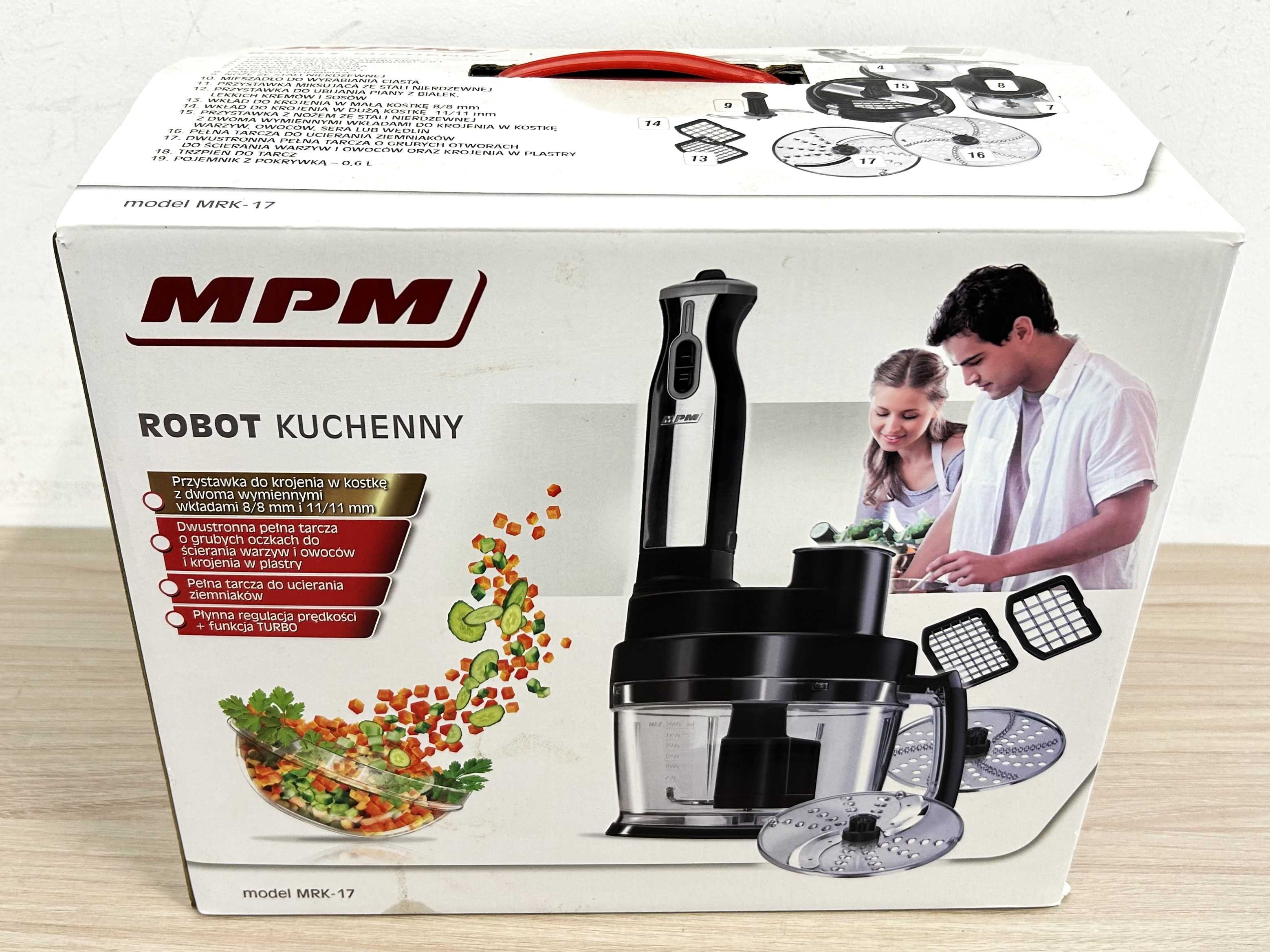 Blender ręczny MPM MRK-17 800W czarny