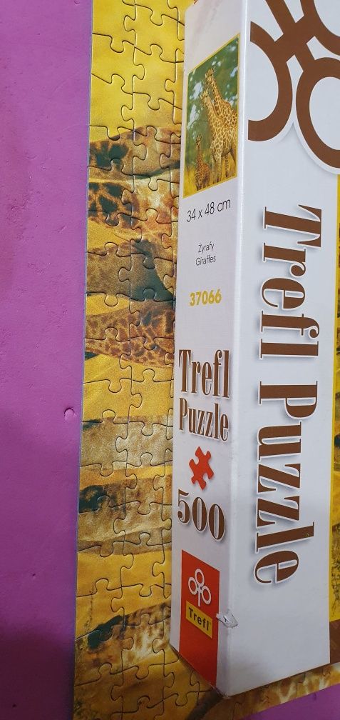 Puzzle Trefl 500, Żyrafy