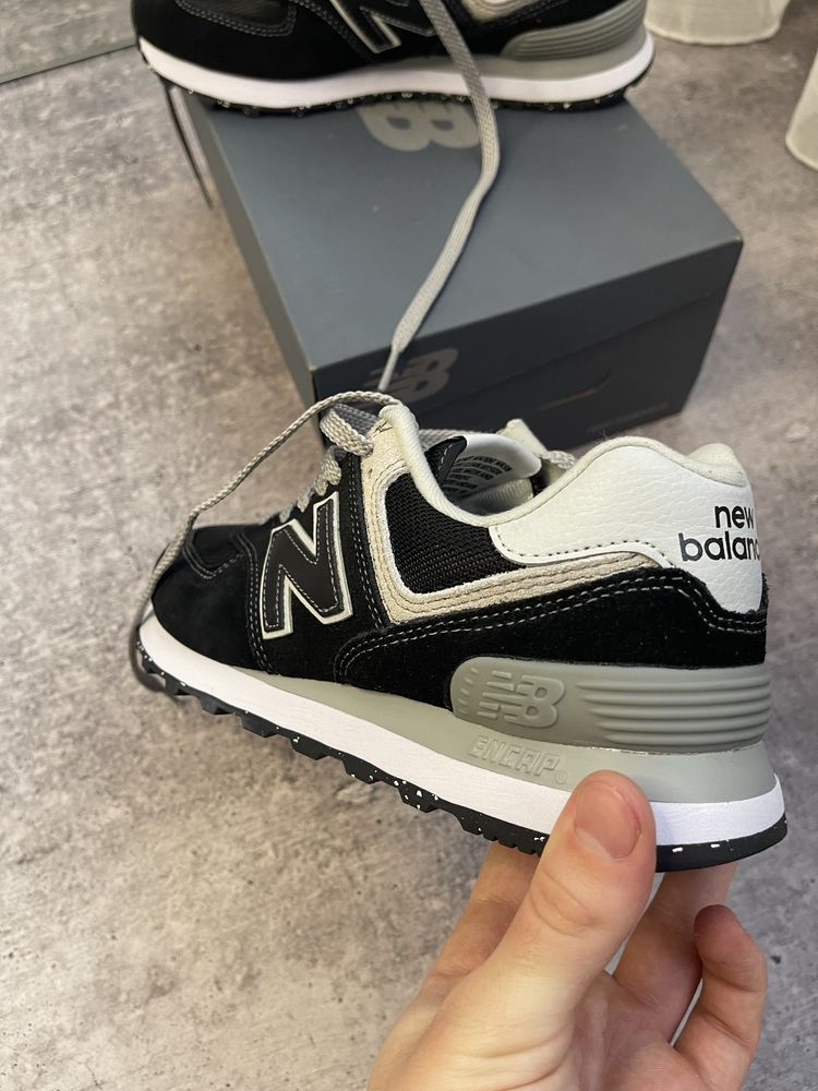 New balance ML574 оригінал чорні/сірі