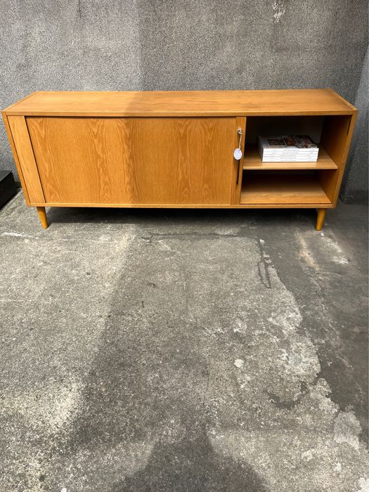 Skandynawska niska komoda pod tv sideboard Dania lata 70