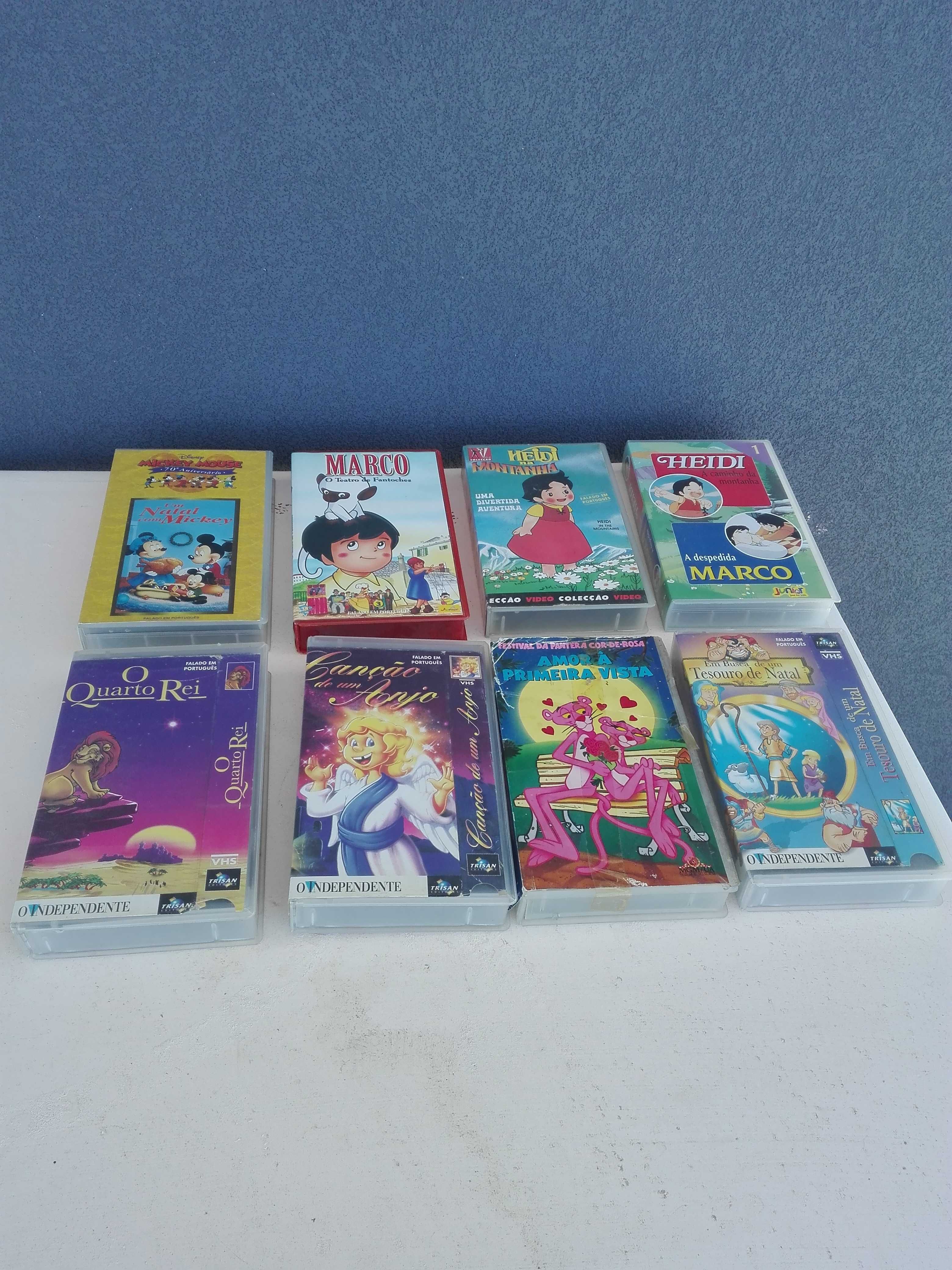 Cassetes de vídeo VHS