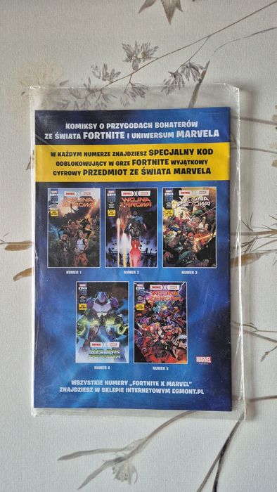Fortnite Marvel Wojna Zerowa 5/2022 kod aktywny gazeta komiks