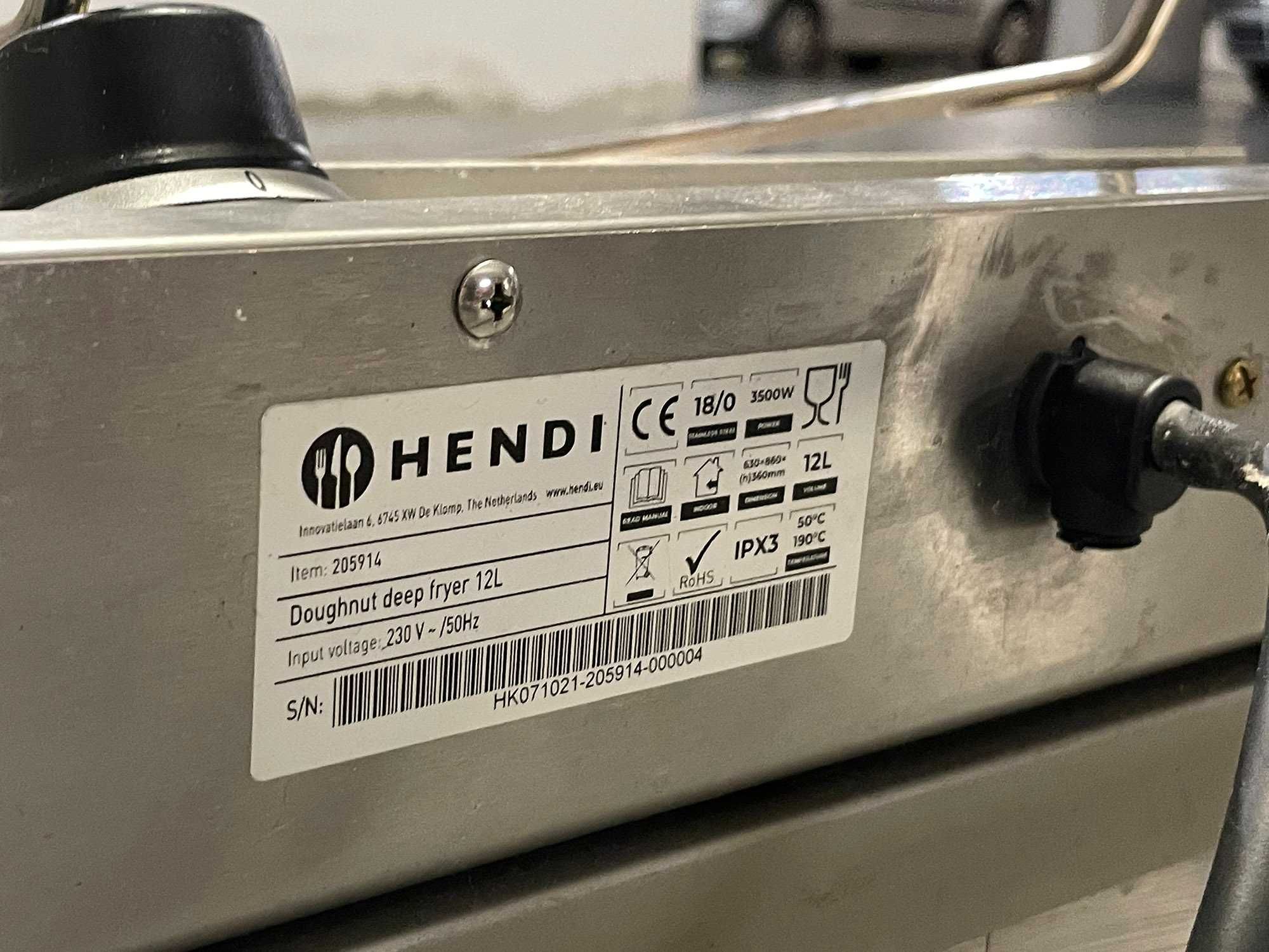 Smażalnik do pączków i  frytek 12 l Hendi