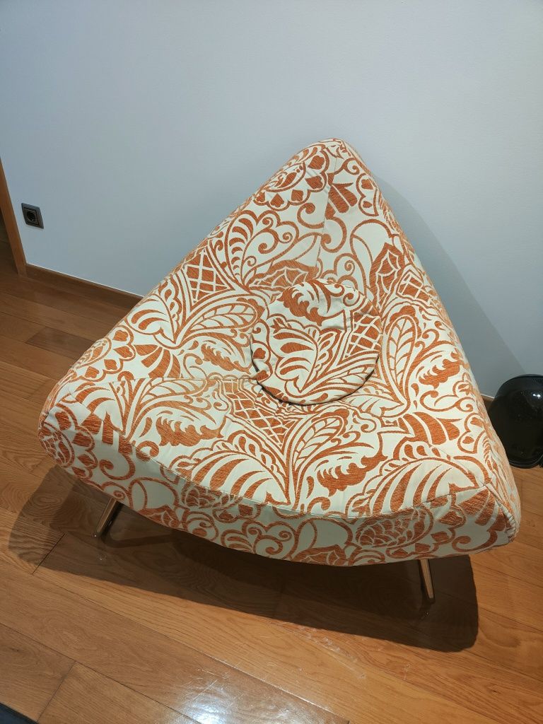 Sofá individual laranja