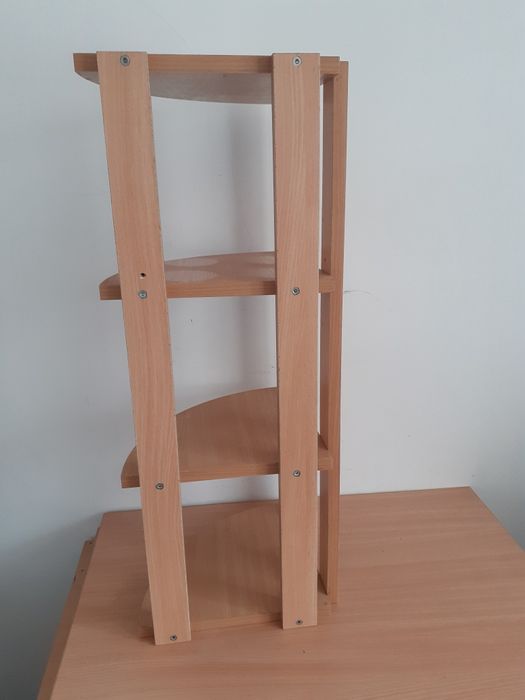 Szafka narożna półka narożna drewniana