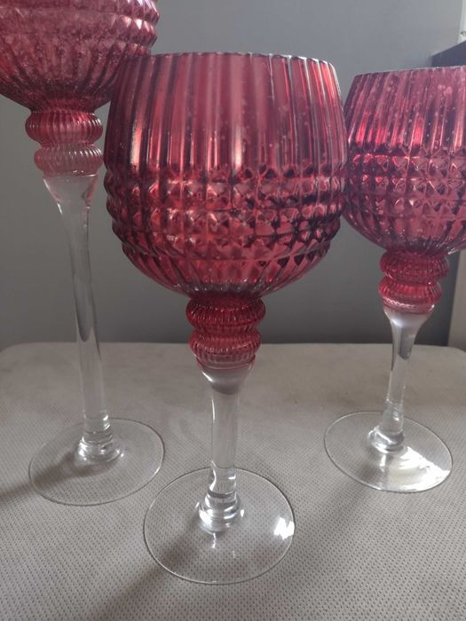 Lampiony-Świeczniki 3 szt