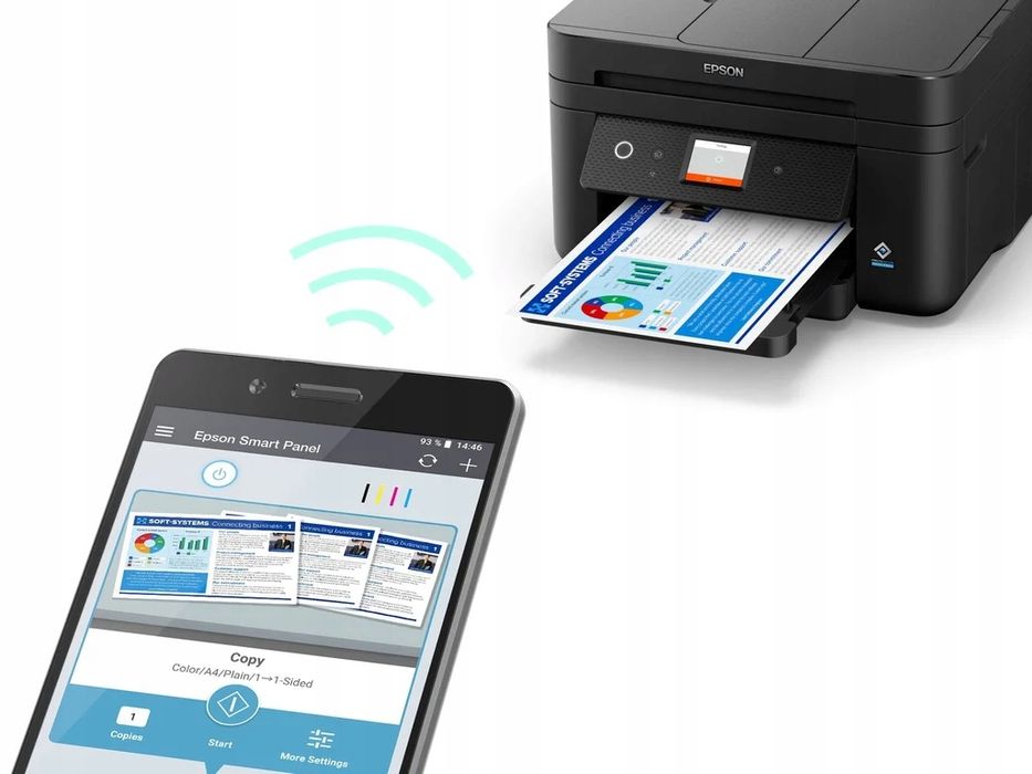 drukarka wielofunkcyjna atramentowa epson wf-2960dwf + tusze opis