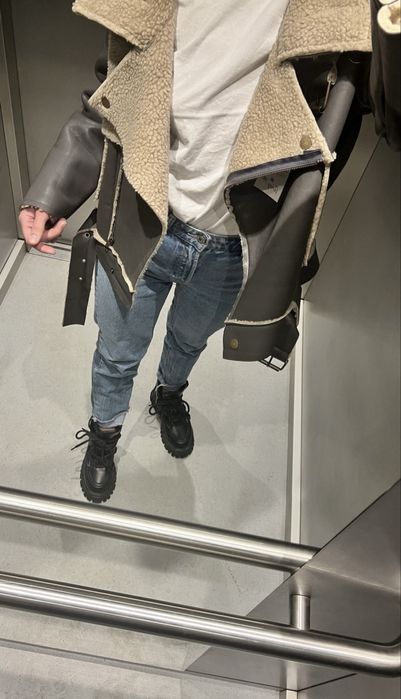 Kurtka zimowa kożuch. nowa