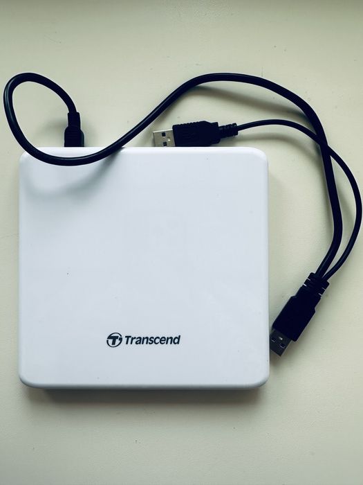 Transcend DVD+RW TS8XDVDS-W USB 2.0 External Ultra Slim White Retail