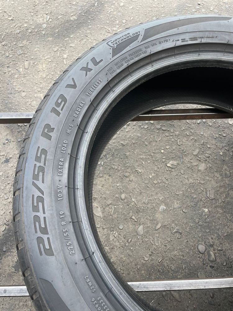 Шини 225/55 R19 пара General 2022p літо 6мм