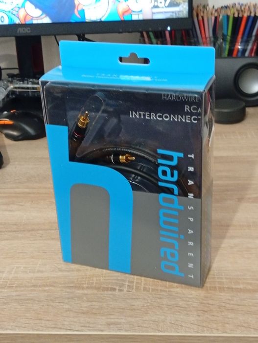 Cabos hifi rca Transparent NOVOS