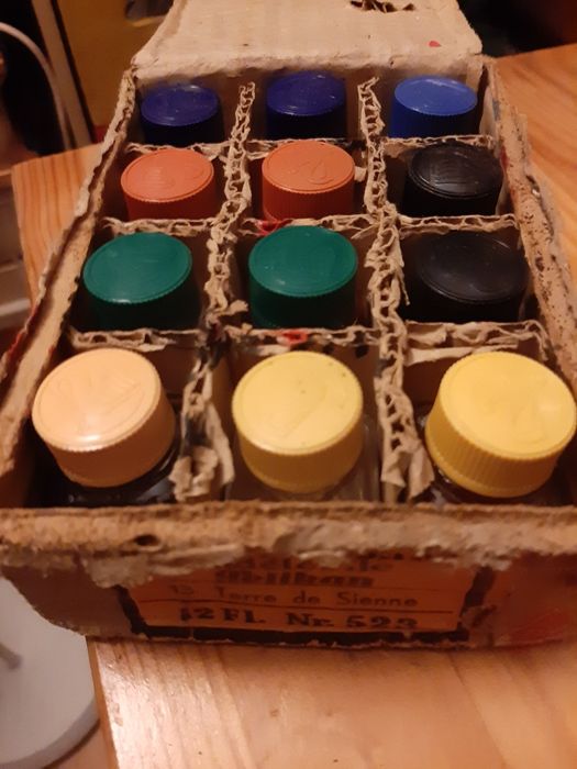 Tinta Pelikan Vintage 12 frascos/Encre a dessiner