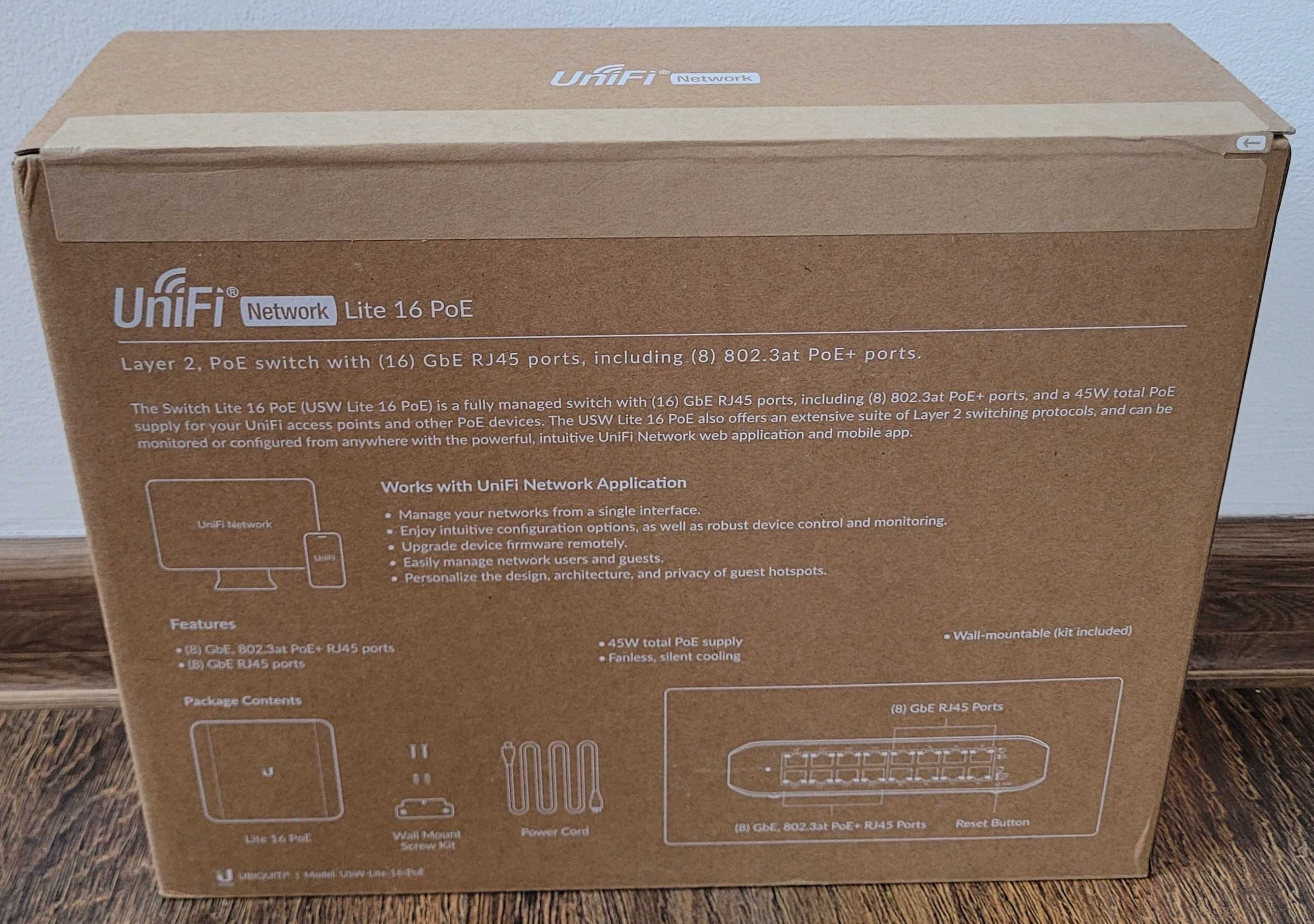 Ubiquiti UniFi Switch Lite USW-Lite-16-POE