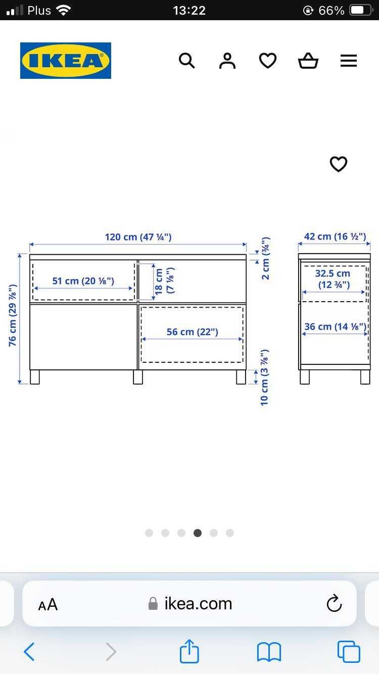 Komoda biała ikea