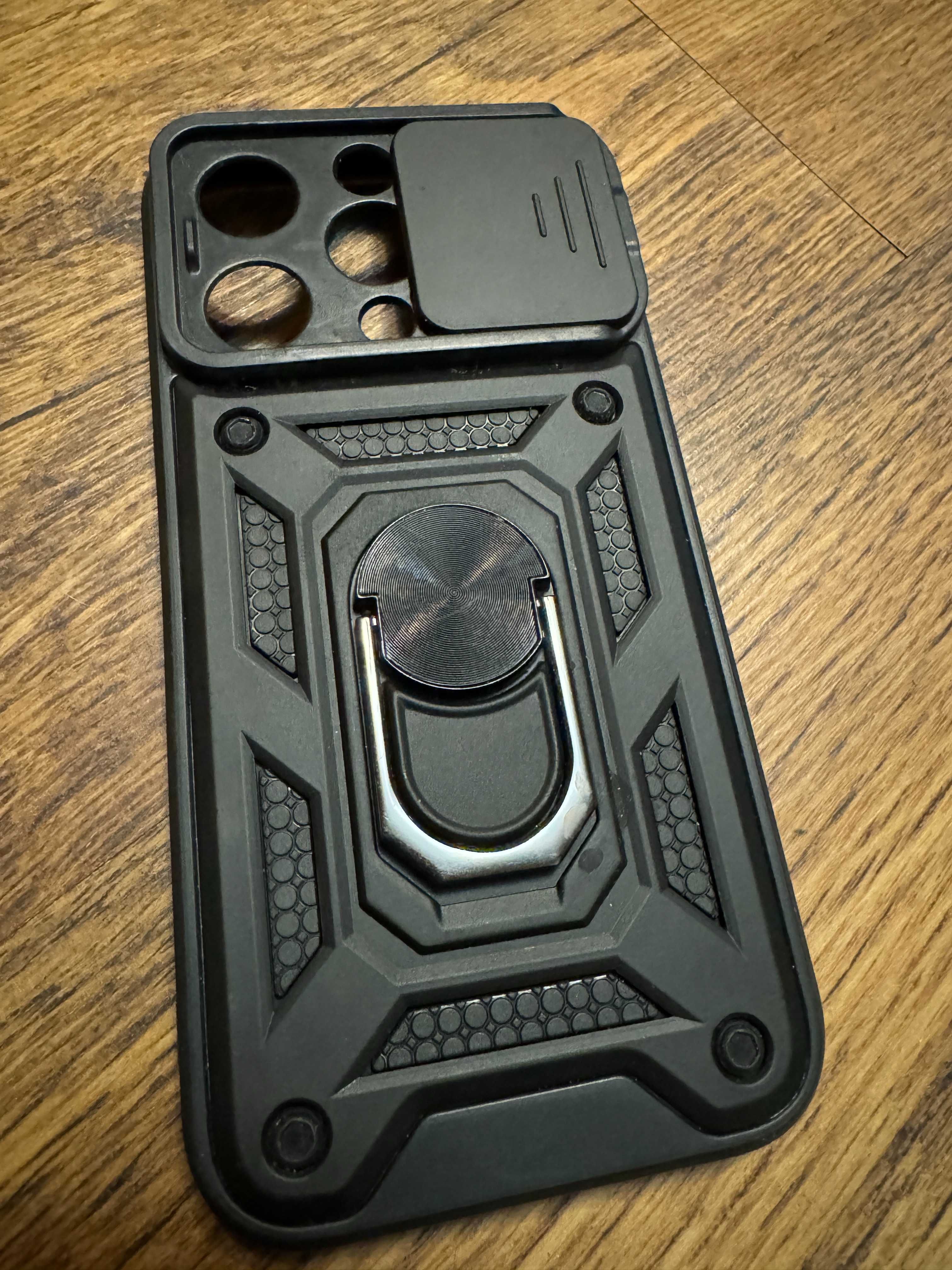 Etui pancerne do Iphone 15 pro, czarne