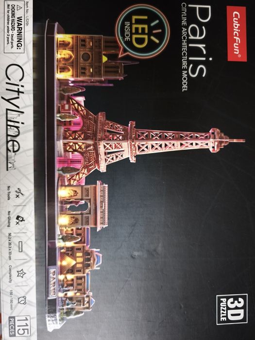 3d пазл  (Париж)