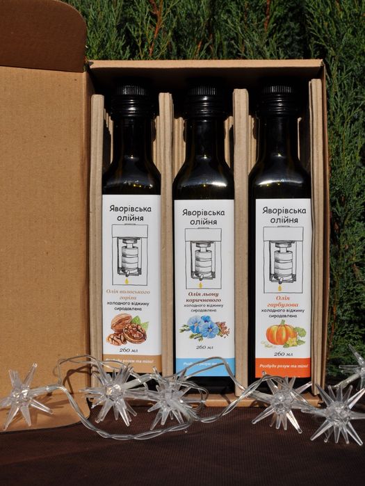 Подарунковий набір крафтових олій